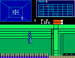 Cyborg Hunter screenshot 3 for Sega Master System